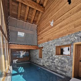 Filet garde-corps sur-mesure - chalet alya