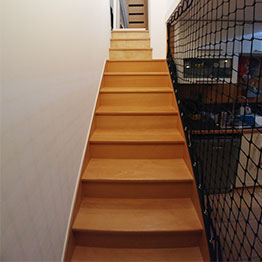 Filet de protection pour escalier