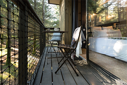 Spalazen Nature Lodge balcony and terrace net 