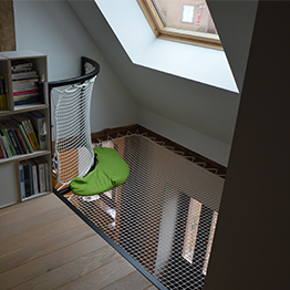 an orginal home net under window velux