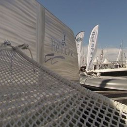 Made to measure net for Héliodive multihull