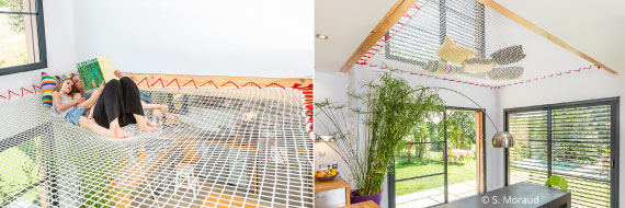 Giant hammock floors, outdoor nets and custom-made net projects - LOFTNETS