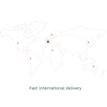 Carte du monde livraison internationale rapide